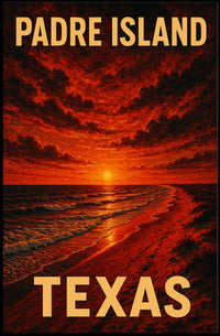 Padre Island Sunset Poster