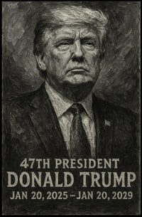 Donald Trump 47th President Poster