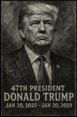 Donald Trump 47th President Poster