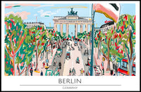 Vibrant Berlin Poster PosterGoat