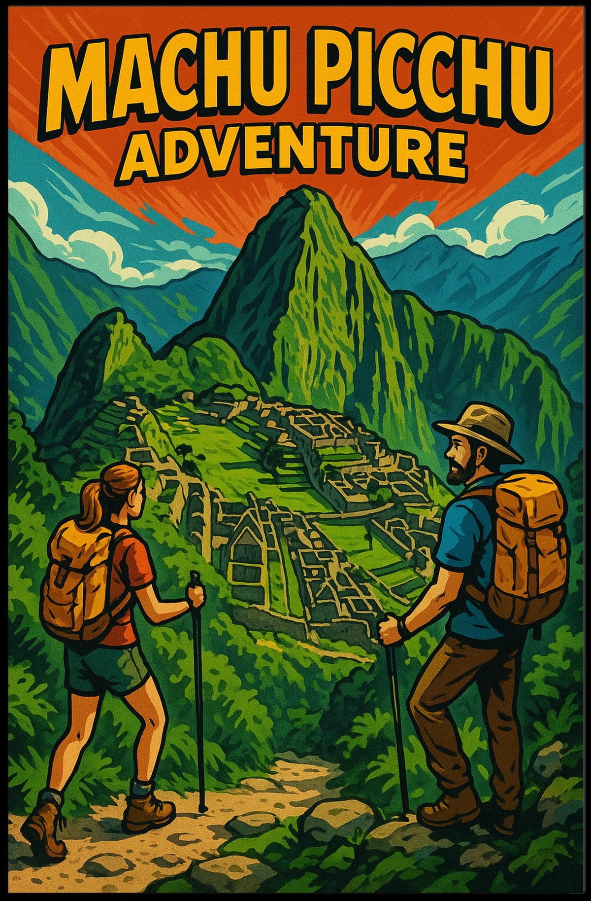 Machu Picchu Adventure Poster