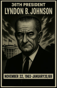 Lyndon B. Johnson 36Th President Poster