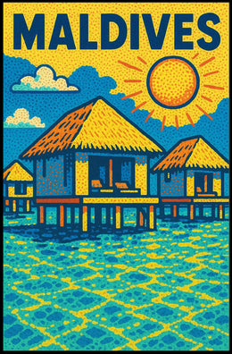 Maldives Paradise Poster