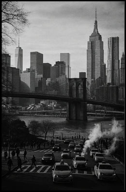 New York City Skyline Poster Wall Art 18x24 Print Premium