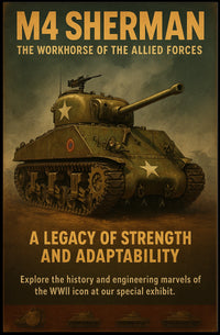 M4 Sherman The Workhorse of the Allied Forces Poster