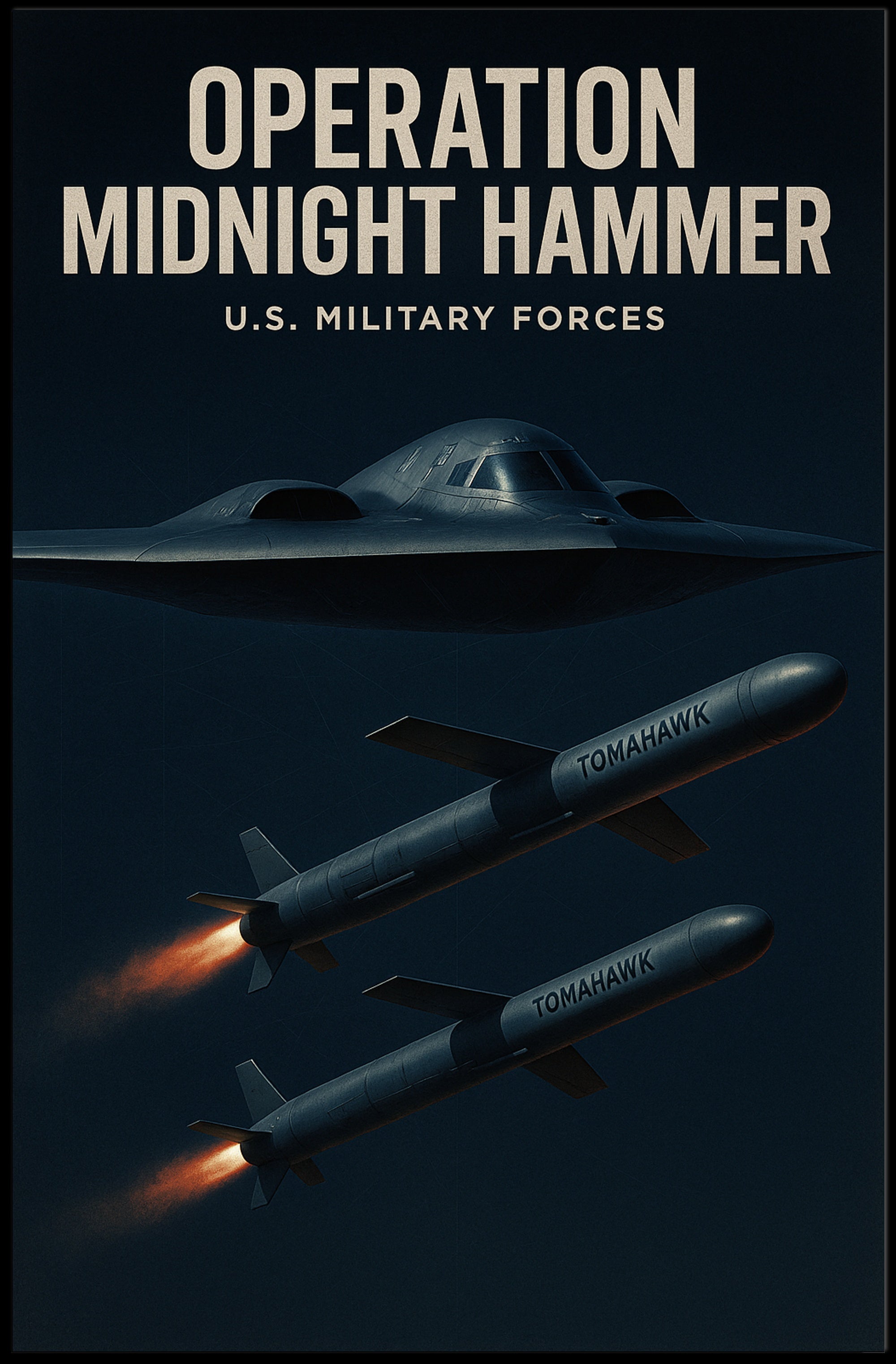 Operation Midnight Hammer Military Recruitment Poster PosterGoat