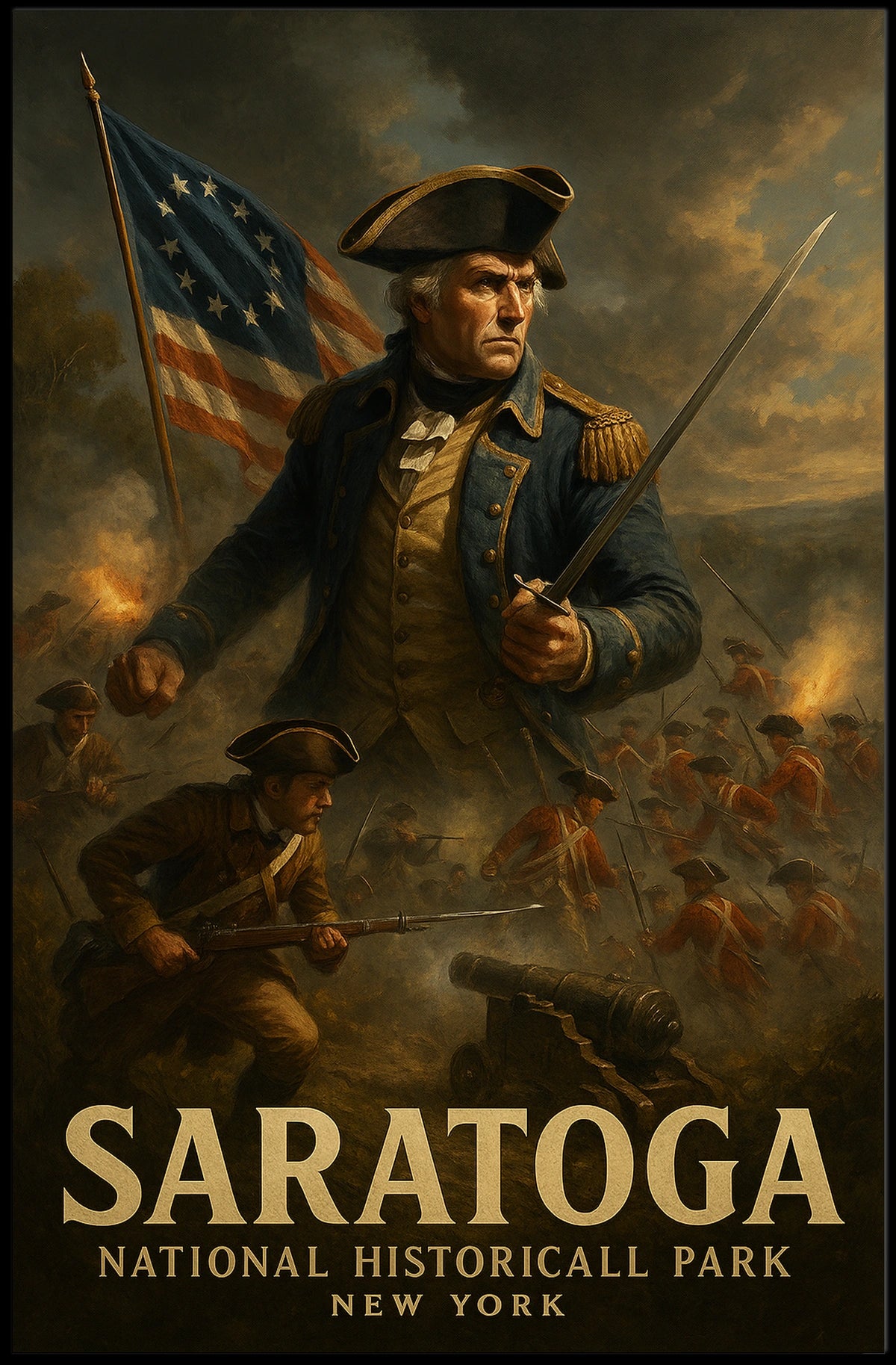 Saratoga National Historical Park Poster