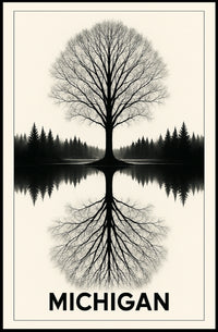 Michigan Reflection Poster