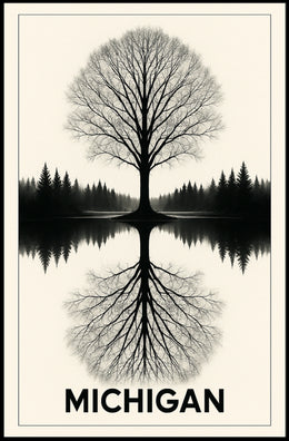 Michigan Reflection Poster