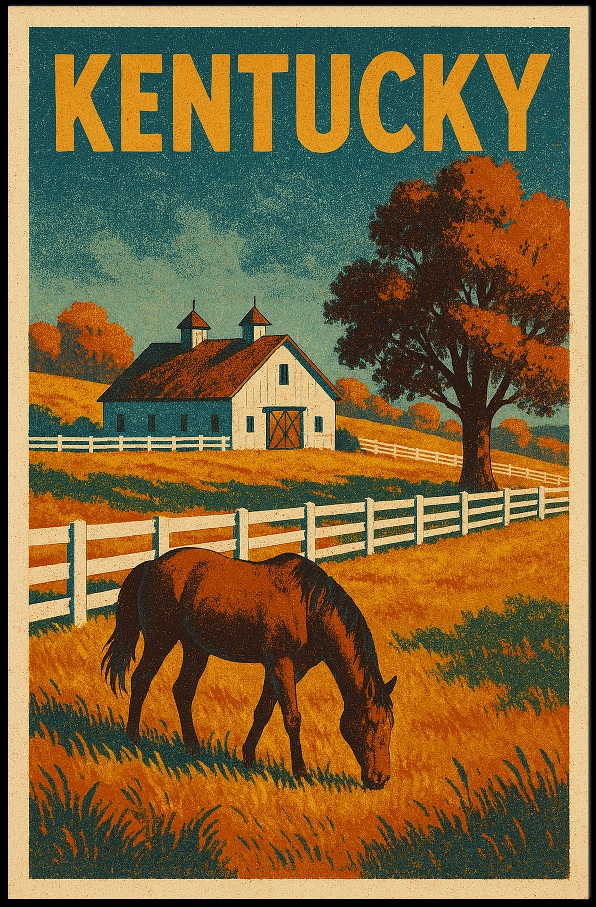 Kentucky Countryside Poster
