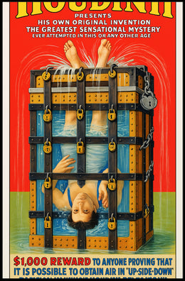 Houdini's Sensational Mystery Poster PosterGoat
