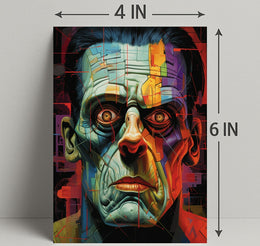 Fragmented Portrait Poster PosterGoat