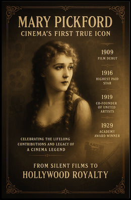 Mary Pickford Cinemas First True Icon Poster