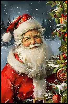 Santa Claus in a Winter Wonderland Poster