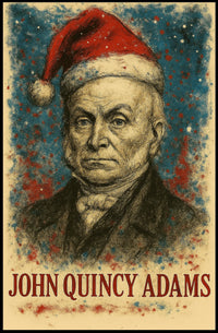 John Quincy Adams 6th President of the United States Christmas SeriesPoster