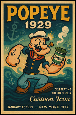Popeye 1929 Art Poster POP-08