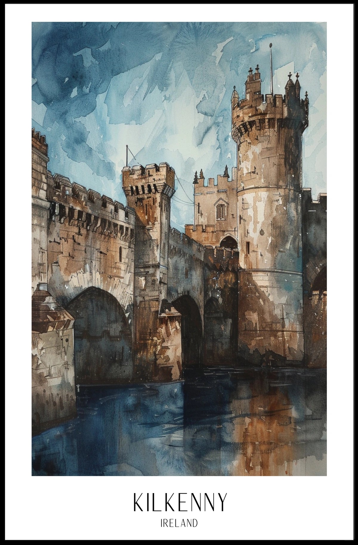 Kilkenny Castle Ireland Poster