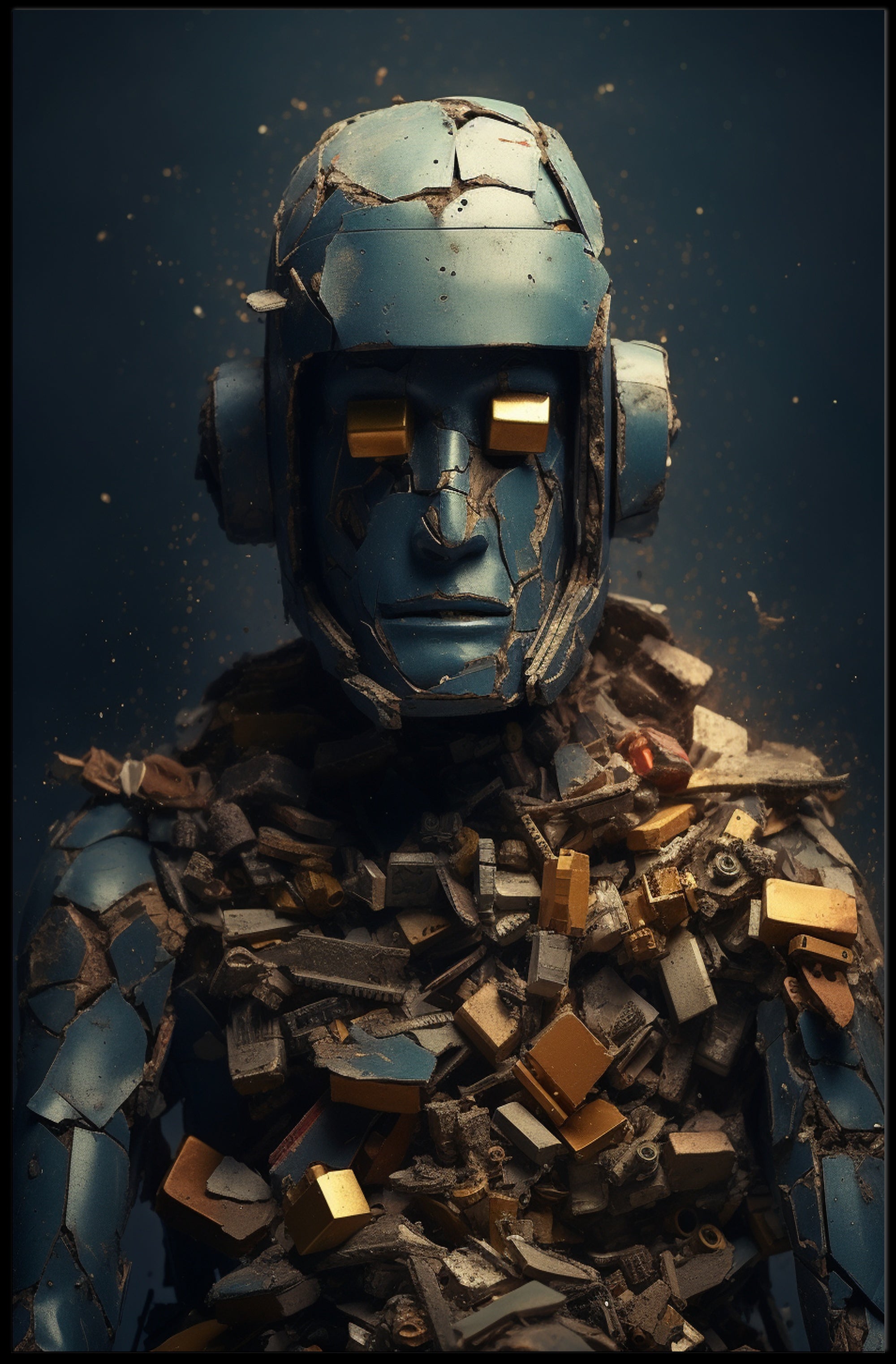 The Mechanical Sentinel Poster PosterGoat