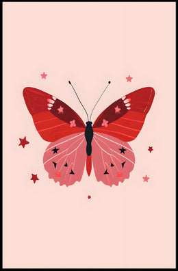 Whimsical Butterfly Art Print: Abstract or Artistic Poster PosterGoat