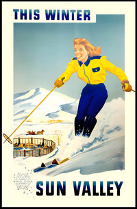 Sun Valley Winter Adventure Poster