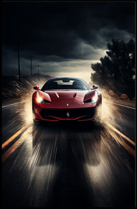 Speed And Power Poster