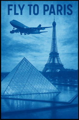 Fly To Paris Poster