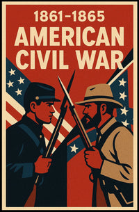 American Civil War 1861-1865 Poster