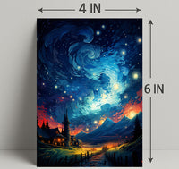 Starry Night Dreamscape Poster