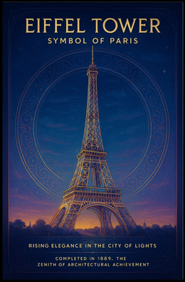 Eiffel Tower Symbol of Paris Poster