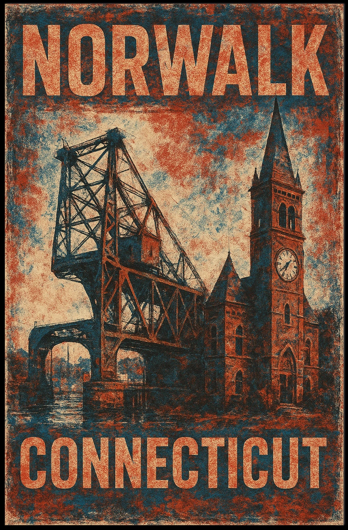 Norwalk, Connecticut Poster