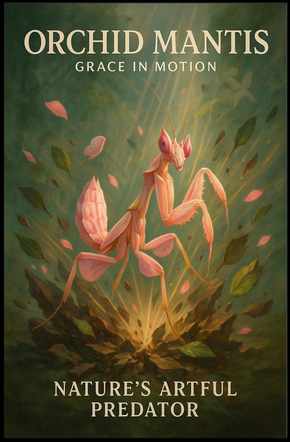 Orchid Mantis Grace in Motion Poster