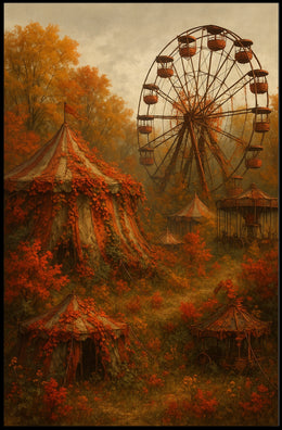 Autumn Carnival Dreamscape Poster