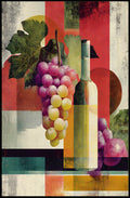 Abstract Vineyard Abstract Poster