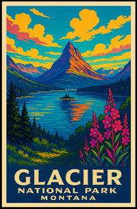 Glacier National Park Montana Poster
