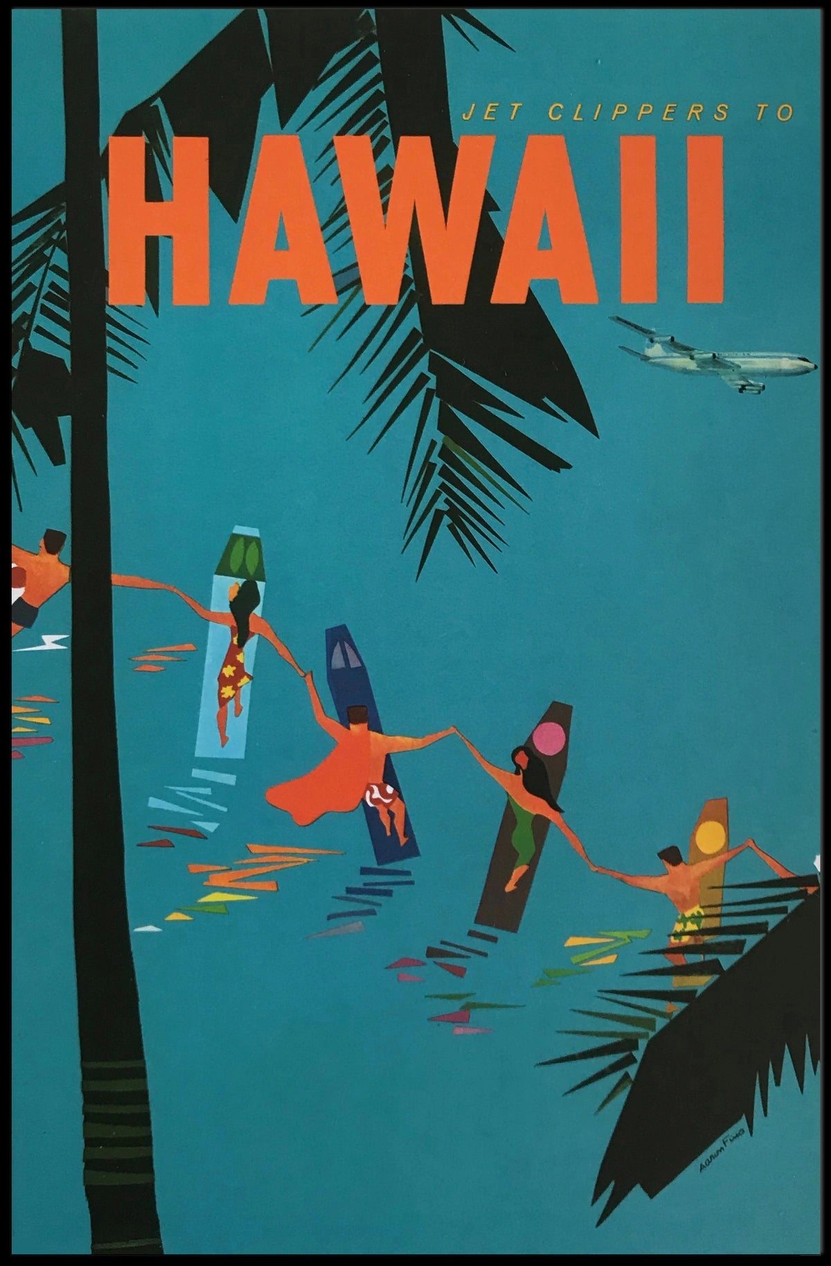 Jet Clippers To Hawaii Poster