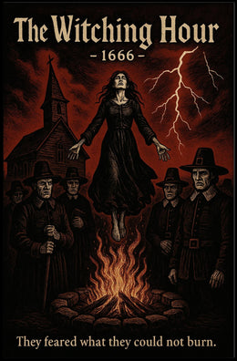 Witch Trial Levitation: Haunting Historical or Presidential Poster