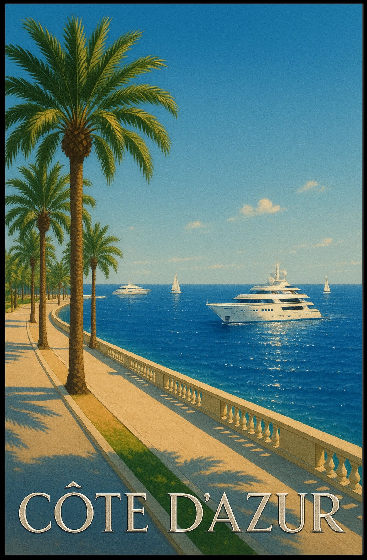 Côte DAzur Poster