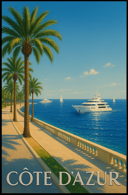 Côte DAzur Poster