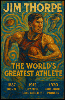 Jim Thorpe Legendary Athlete Jim Thorpe Poster