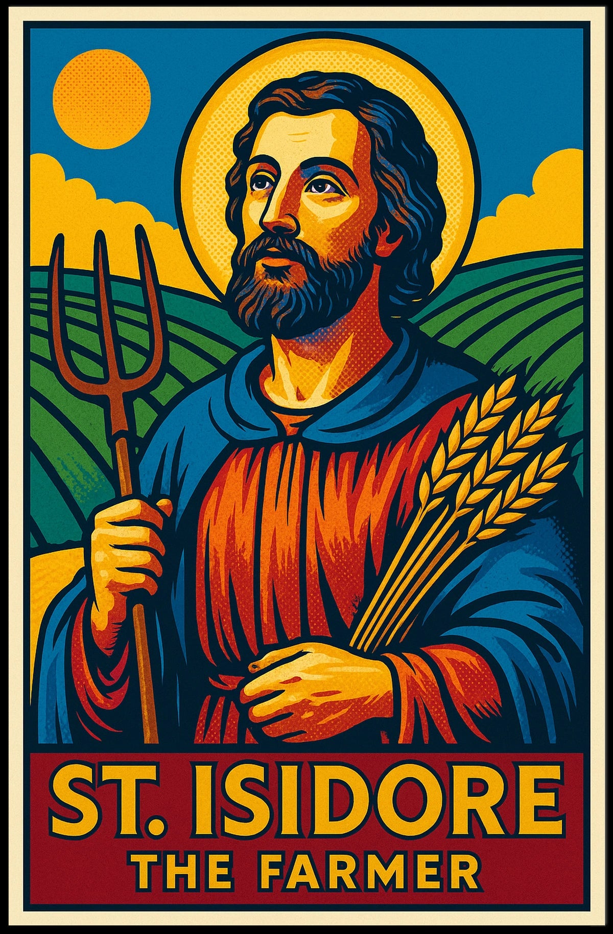 St. Isidore the Farmer Poster