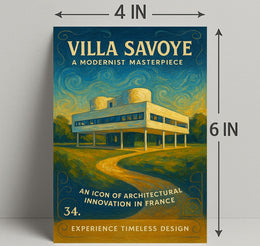 Villa Savoye A Modernist Masterpiece Poster PosterGoat
