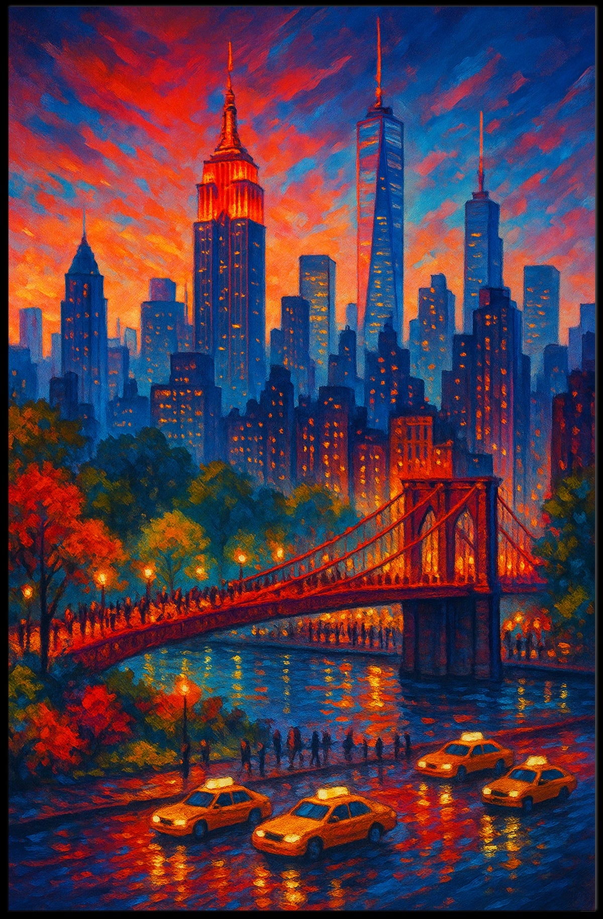 City Lights at Dusk
