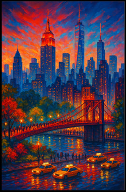 City Lights at Dusk
