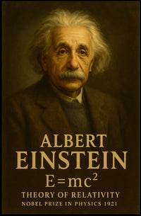 Albert Einstein Theory Of Relativity Poster