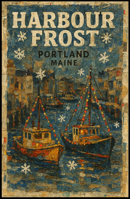 Harbour Frost Portland, Maine Poster