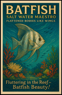Batfish Salt Water Maestro Poster