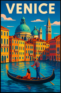 Venice A Vibrant Cityscape Poster