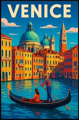 Venice A Vibrant Cityscape Poster