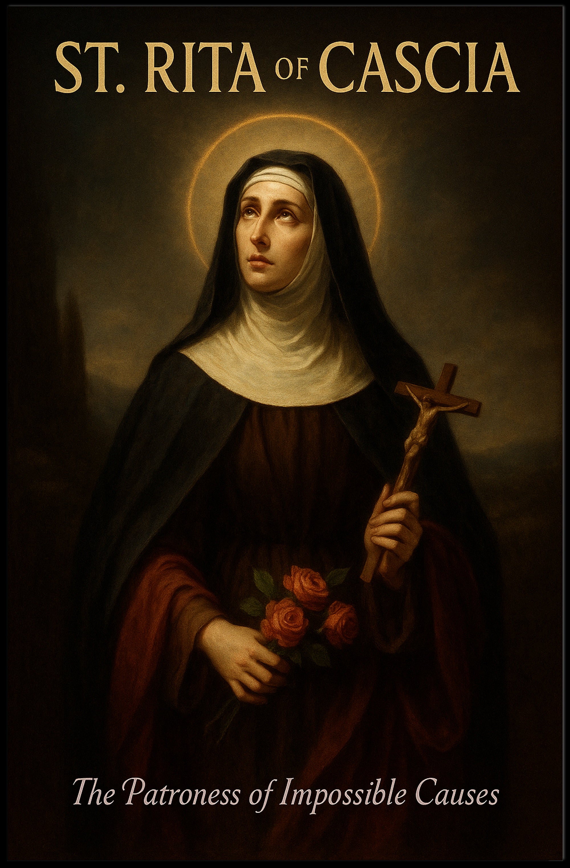 St. Rita Of Cascia The Patroness Of Poster