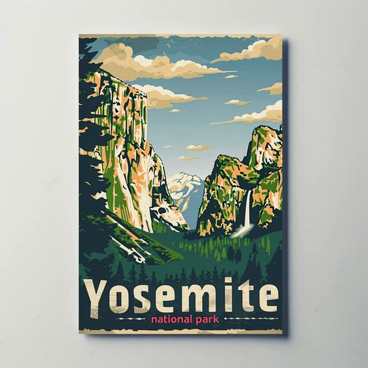 Yosemite National Park El Capitan Travel Poster